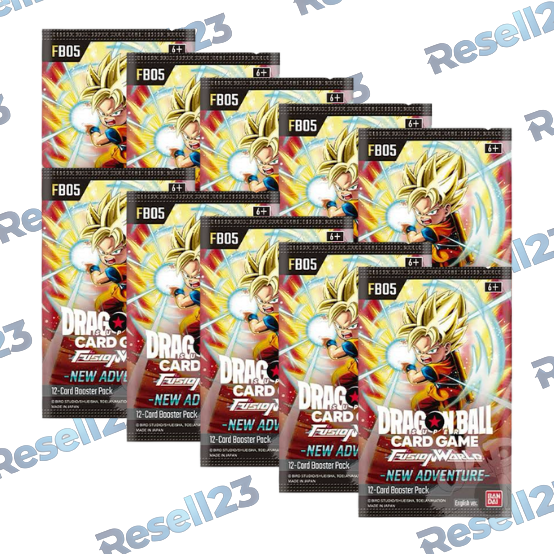 10 Buste Singole Dragon Ball Super FB-05 New Adventure ENG