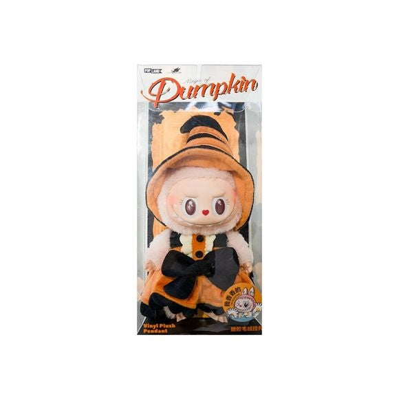 Pop Mart Labubu Magic of Pumpkin Mokoko (Pop Land Exclusive) Vinyl Plush Pendant