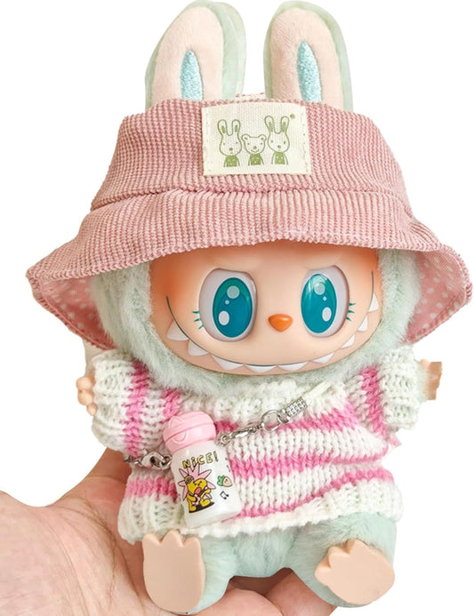 Vestito Labubu Maglione Cappello e Borraccia