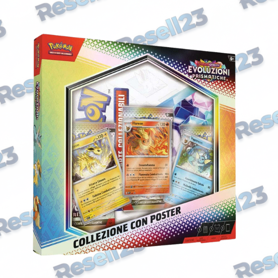 Pokemon Evoluzioni Prismatiche Collezione con Poster IT