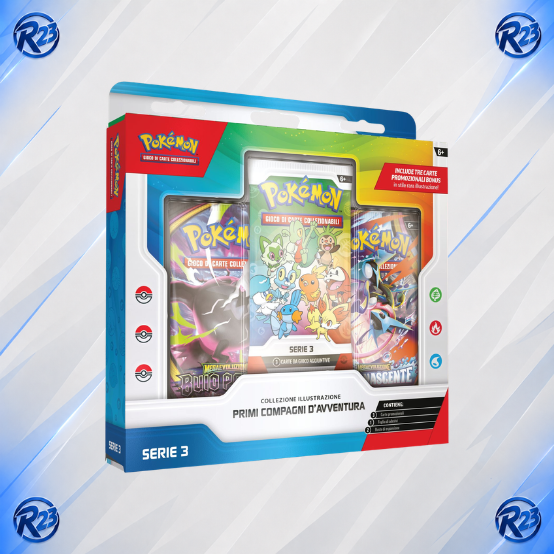 Pokemon Collezione Illustrazione Primi Compagni d’Avventura - Serie 3 IT