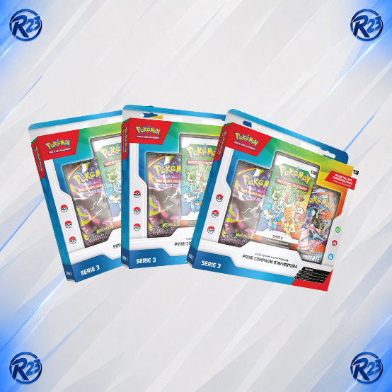 Pokemon 3 Collezioni Illustrazione Primi Compagni d’Avventura - Serie 3 IT