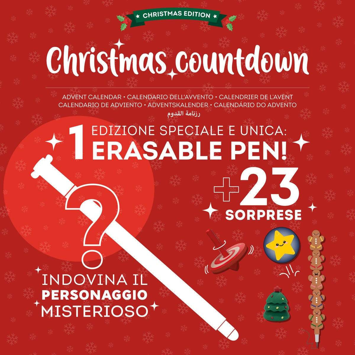 Legami Calendario dell'Avvento - Christmas Countdown 2025 Limited Edition