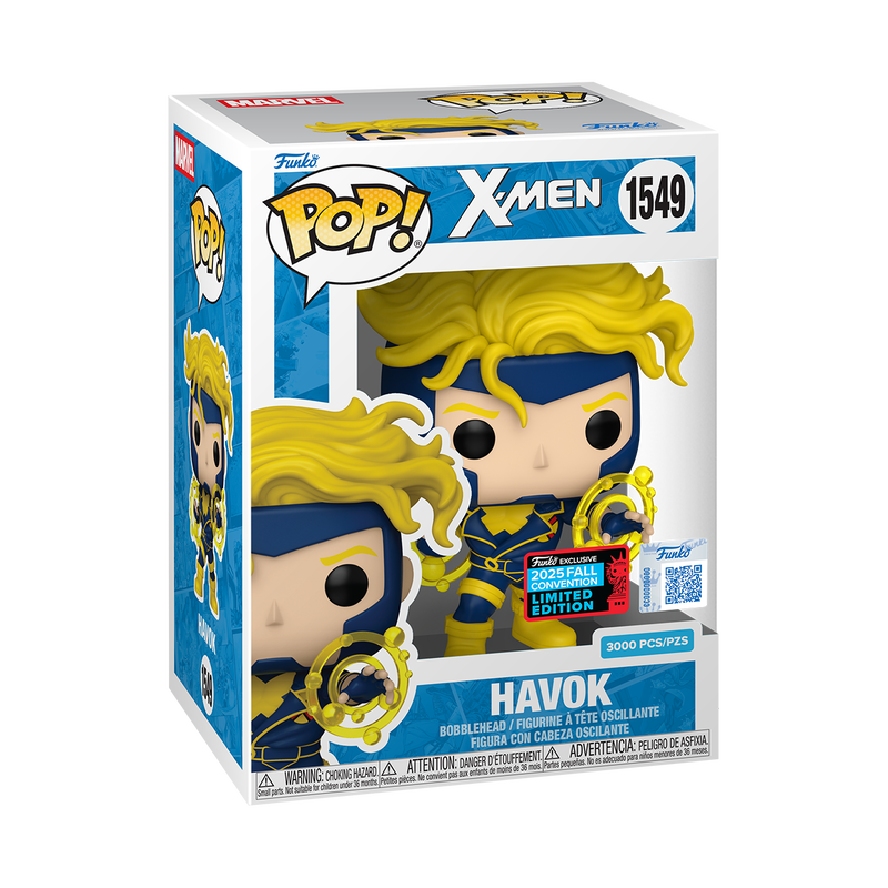 NYCC 2025 Funko Pop! Marvel Havok with Pop! Protector Limited Edition 3000 PCS/PZS
