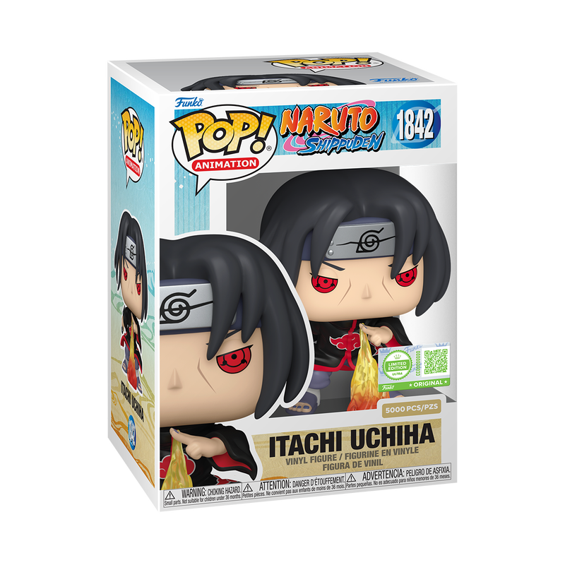 Funko Pop! Naruto Itachi Uchiha (Fireball Jutsu) with Pop! Protector Limited Edition 5000 PCS/PZS