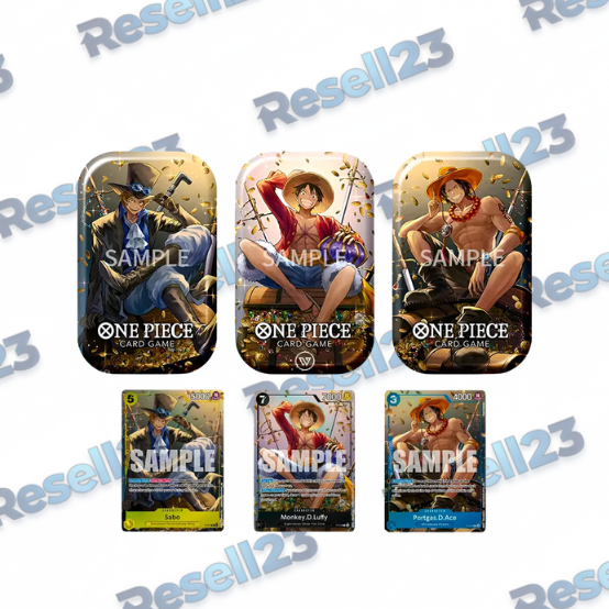 One Piece 3 Tin Set Vol. 2 TS02 ENG Random