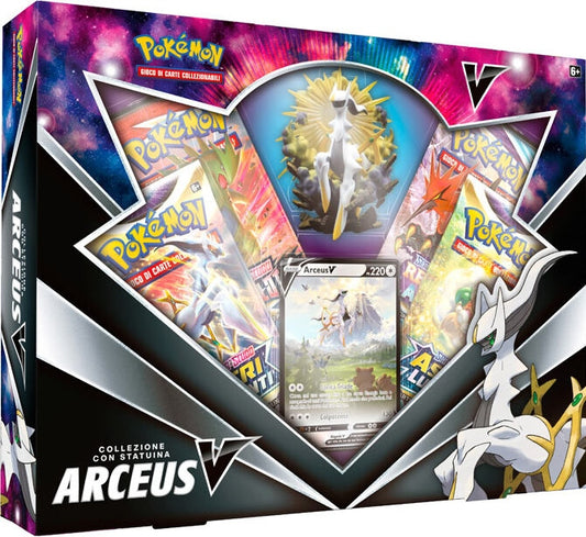 Pokemon Collezione Arceus V con Statuina IT + Carta Personalizzata