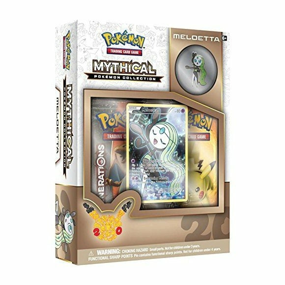 Pokemon 20th Anniversary Meloetta Mythical Collection Box Generations EN