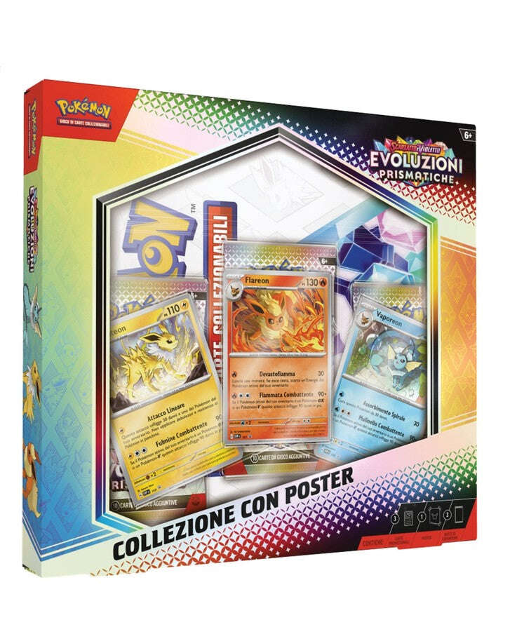 Pokemon Evoluzioni Prismatiche Collezione con Poster IT - Resell23