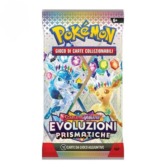 Pokemon Evoluzioni Prismatiche Busta Singola IT + Carta Personalizzata