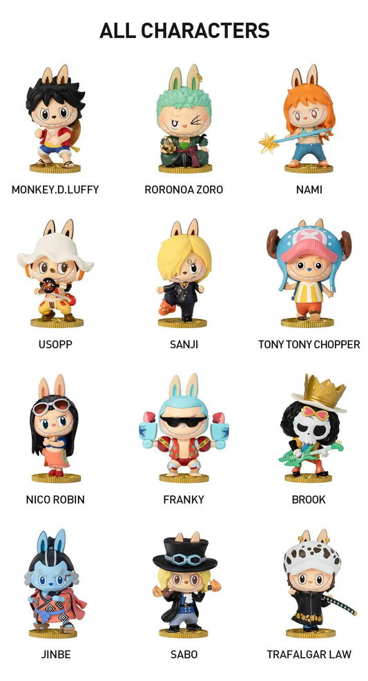 Pop Mart Labubu The Monsters x One Piece Series Sealed Case (12 Blind Box)