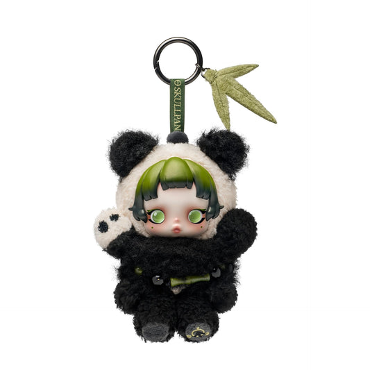 Pop Mart SKULLPANDA Lazy Panda Plush Doll Pendant