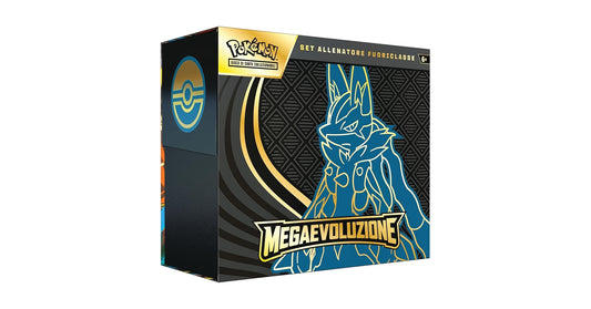 Pokemon Megaevoluzione Lucario Set Allenatore Fuoriclasse IT + Carta Personalizzata