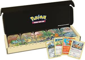 Pokemon Kanto Friends Mini Tin 5 Bundle EN + Carta Personalizzata