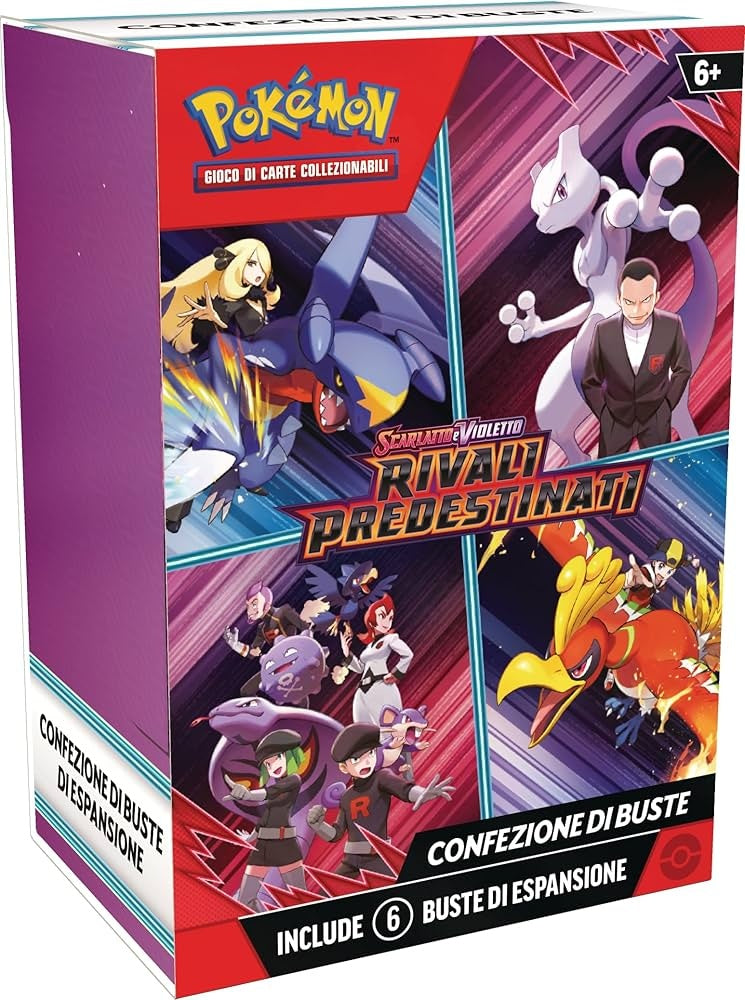 Pokemon Rivali Predestinati Bundle da 6 Buste IT