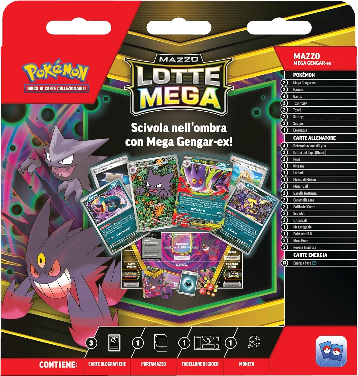 Pokemon Mazzo Lotte Mega Gengar IT