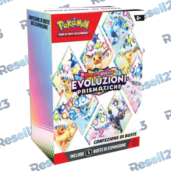 Pokemon Evoluzioni Prismatiche Bundle da 6 Buste IT