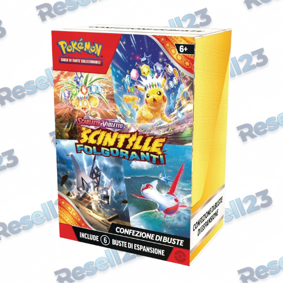 Pokemon Scintille Folgoranti Bundle da 6 Buste IT