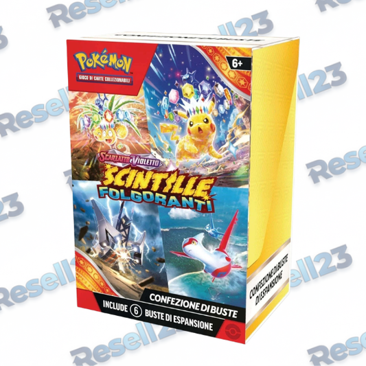 Pokemon Scintille Folgoranti Bundle da 6 Buste IT