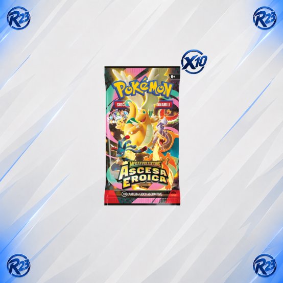 10 Buste Singole Pokemon Ascesa Eroica IT
