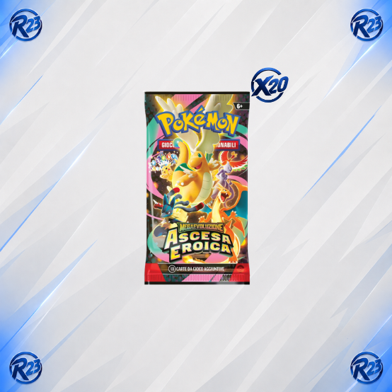 20 Buste Singole Pokemon Ascesa Eroica IT