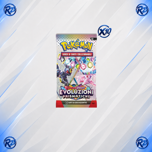 10 Buste Singole Pokemon Evoluzioni Prismatiche IT