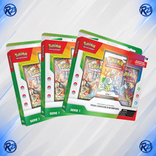 Pokemon 3 Collezione Illustrazione Primi Compagni d’Avventura - Serie 1 IT