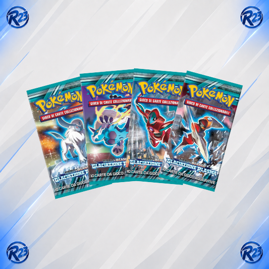 Pokémon Nero e Bianco Glaciazione Plasma 4 Buste Artset IT