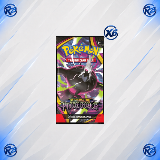 6 Buste Singole Pitch Black Pokemon ENG