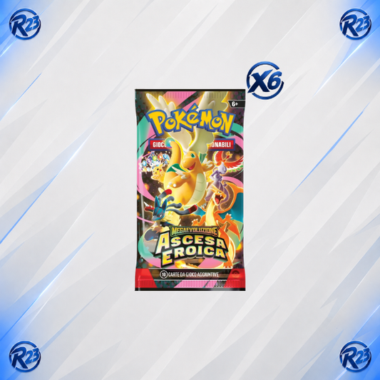 6 Buste Singole Pokemon Ascesa Eroica IT