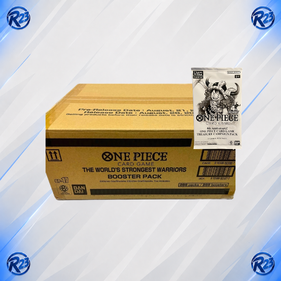 One Piece OP-17 The World's Strongest Warriors Case Sealed ENG + Promo