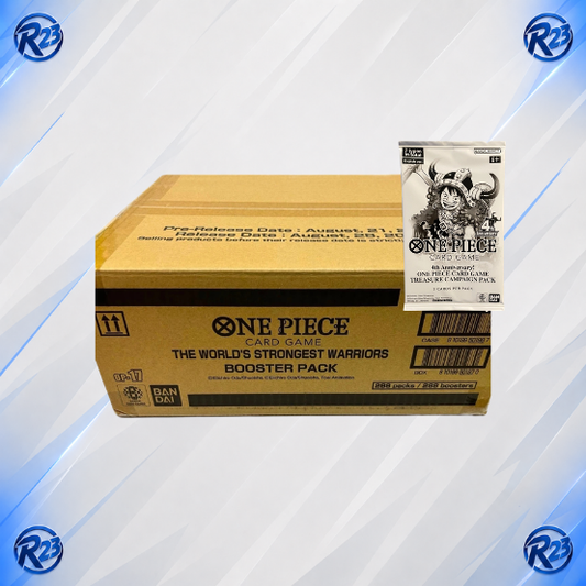 One Piece OP-17 The World's Strongest Warriors Case Sealed ENG + Promo