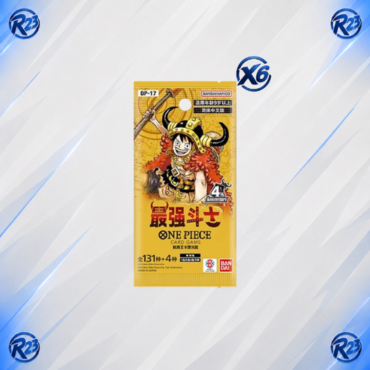 x6 Buste Singole One Piece OP-17 The World's Strongest Warriors CH