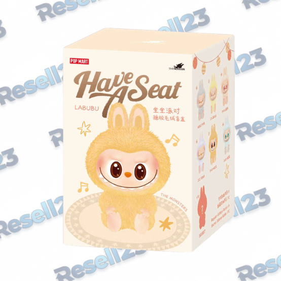 Pop Mart Labubu The Monsters Have A Seat Vinyl Plush Sealed Case  Blind Boxes