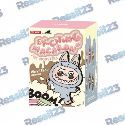 Pop Mart Labubu The Monsters Tasty Macarons Vinyl Face (1 Blind Box)