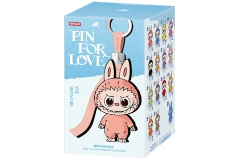 Pop Mart Labubu The Monsters Pin for Love Series Vinyl Plush Pendant (N-Z) Single Blind Box
