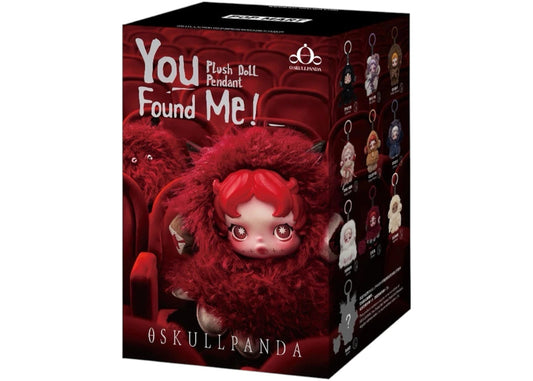Pop Mart SKULLPANDA You Found Me! Series Plush Doll Pendant Single Blind box
