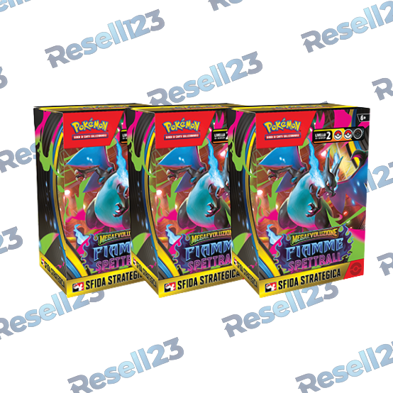 Pokemon 3 Kit Sfida Strategica Fiamme Spettrali ITA