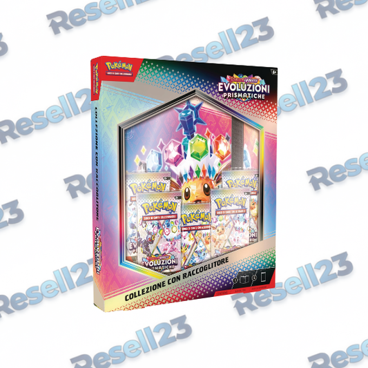 Pokemon Evoluzioni Prismatiche Collezione con Raccoglitore IT