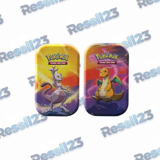 Pokemon 2 Mini Tin  Prodigi di Kanto 2 Buste (Colpo Fusione - Astri Lucenti) ITA