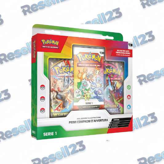 Pokemon Collezione Illustrazione Primi Compagni d’Avventura - Serie 1 ITA