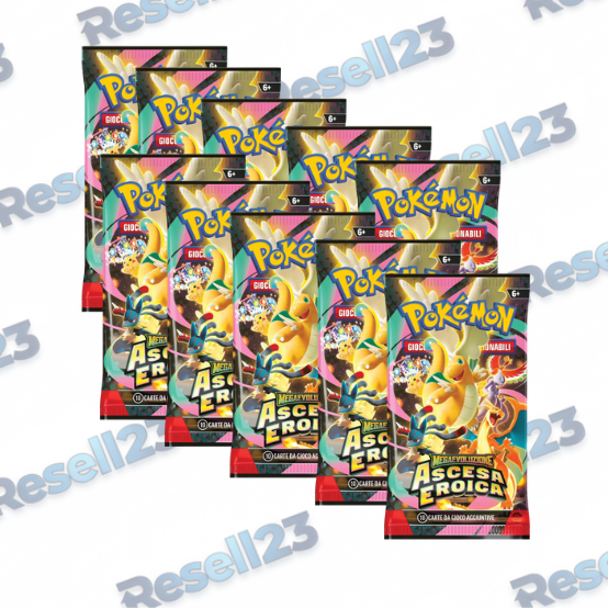 10 Buste Singole Pokemon Ascesa Eroica IT