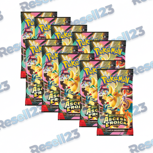 10 Buste Singole Pokemon Ascesa Eroica IT