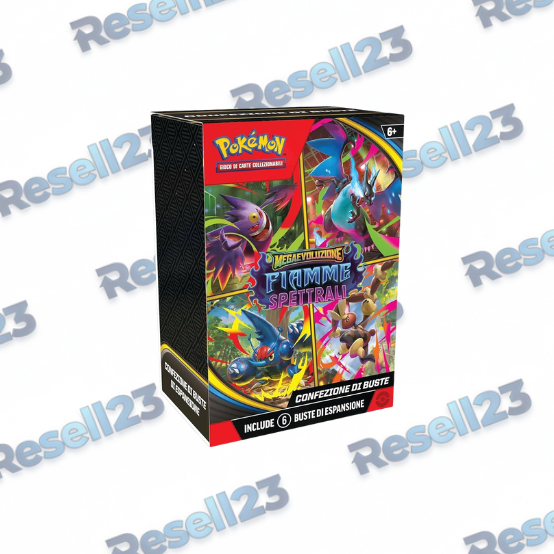 Pokemon Fiamme Spettrali Bundle da 6 Buste IT
