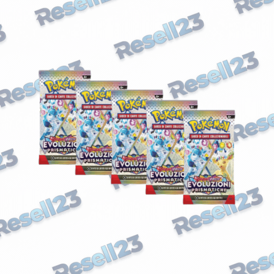 Pokemon 5 Buste Evoluzioni Prismatiche IT