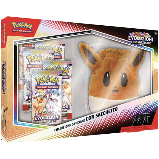 Pokemon Evoluzioni Prismatiche Collezione Speciale con Sacchetto IT + Carta Personalizzata