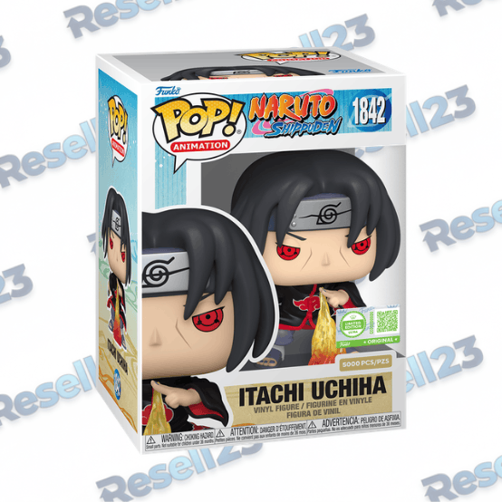 Funko Pop! Naruto Itachi Uchiha (Fireball Jutsu) with Pop! Protector Limited Edition 5000 PCS/PZS Resell23