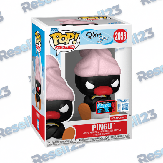 NYCC 2025 Funko Pop! Vinyl Pingu (Bath Towel) with Pop! Protector Limited Edition 5000 PCS/PZS Resell23