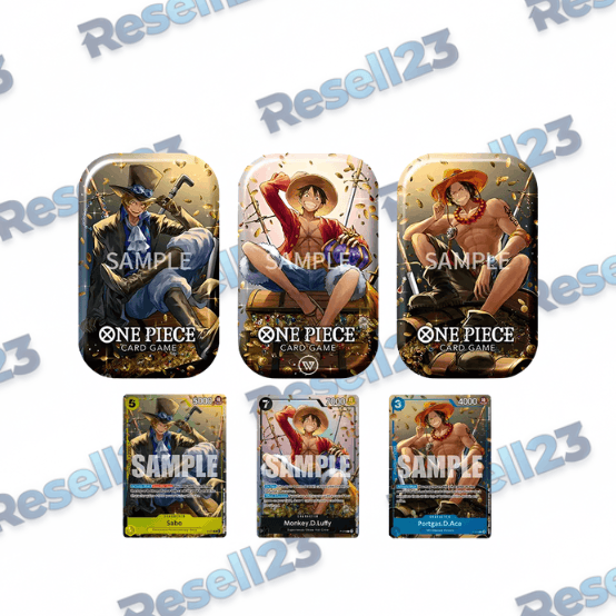 One Piece 3 Tin Set Vol. 2 TS02 ENG Random Resell23