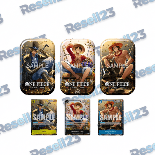 One Piece 3 Tin Set Vol. 2 TS02 ENG Random Resell23